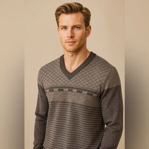 Marco Donateli, men's  light brown sweater. Size XL NWT